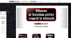 Desktop Screenshot of mathe-seite.de